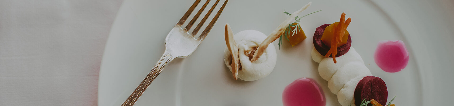 Food catered to a wedding at the Prince of Wales Hotel in Niagara-on-the-Lake