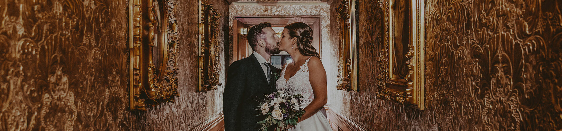 Couple on their wedding day at the Prince of Wales Hotel in Niagara-on-the-Lake