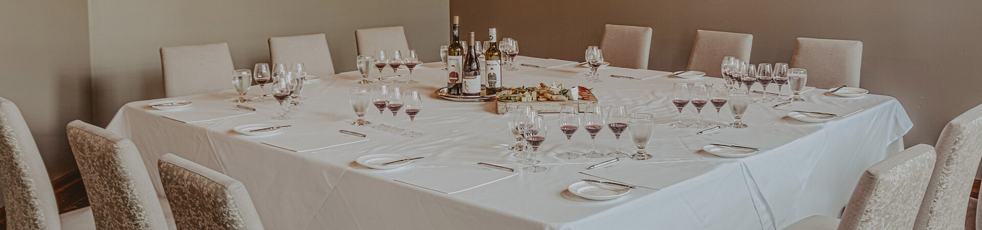 Catering setting for meeting rooms at Inn On The Twenty in Jordan Village