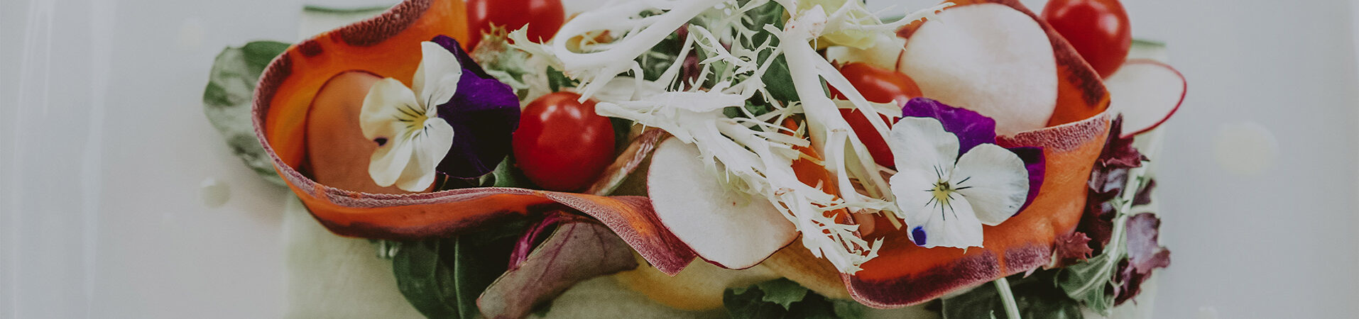 Fresh salads served at weddings at Millcroft Inn & Spa in Caledon