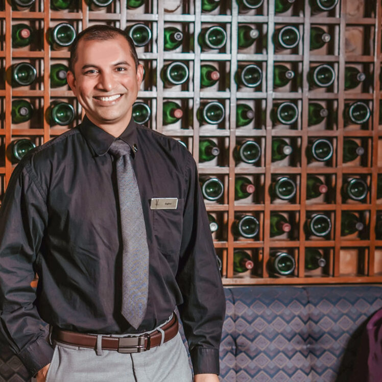 Male staff member at Vintage Hotels