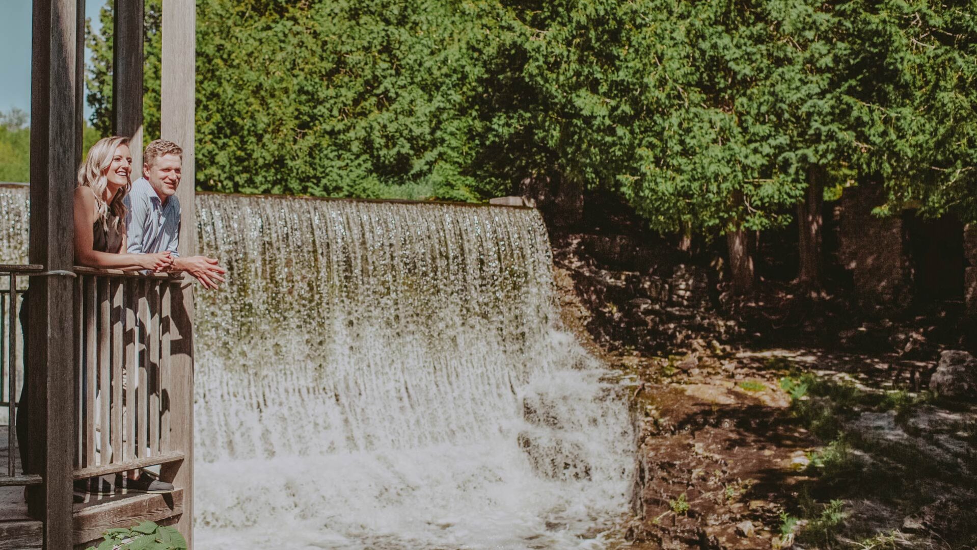 Couple at Millcroft Inn & Spa in Caledon, Ontario