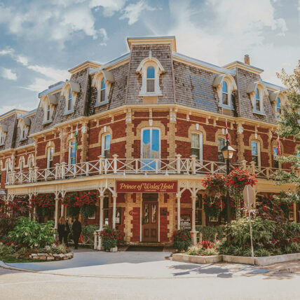 Exterior of Prince of Wales Hotel in Niagara on the Lake