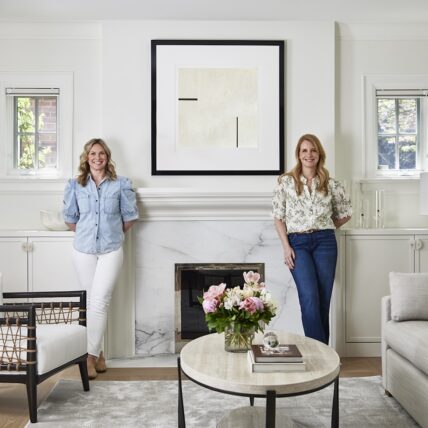 Interior design experts Erin Feasby and Cindy Bleeks