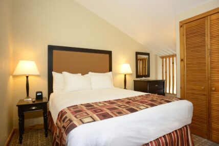 The loft of a Croft Room at Millcroft Inn & Spa in Caledon, Ontario.