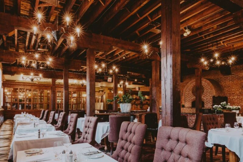 Cannery Restaurant, an engagement party venue at Pillar and Post in Niagara on the Lake