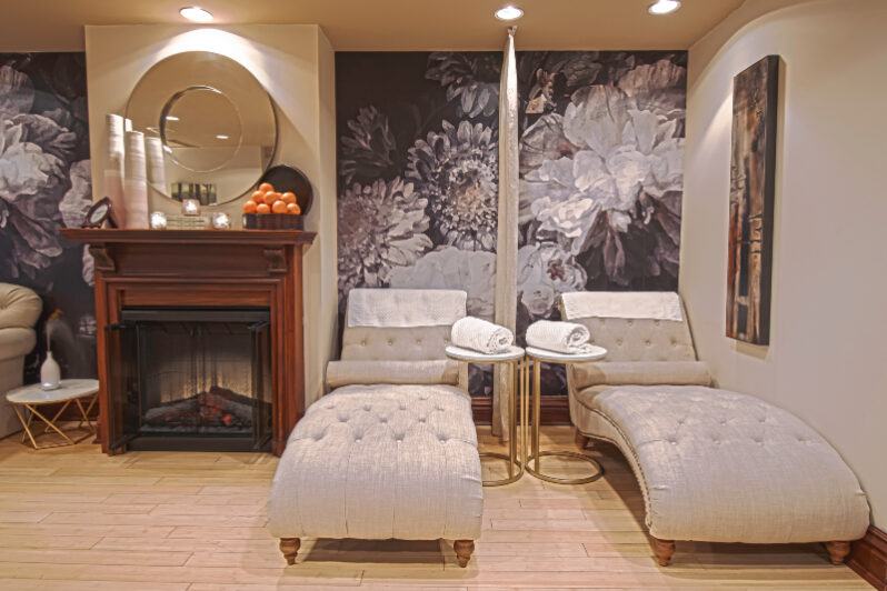 Relaxing spa room at Secret Garden Spa