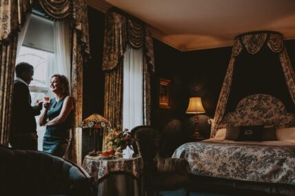 Cozy winter wedding accommodations at Prince of Wales in Niagara-on-the-Lake.