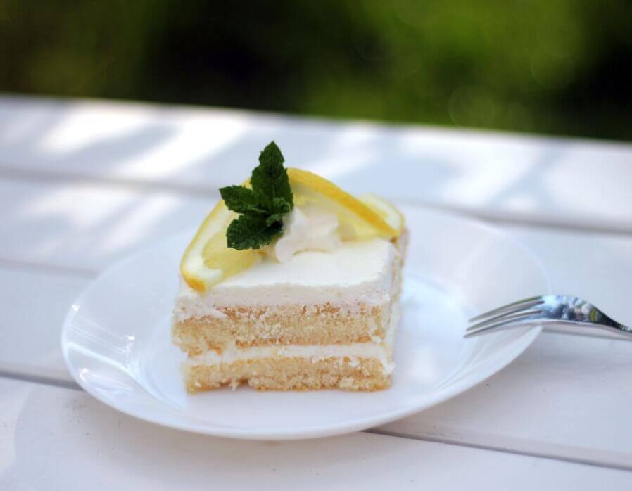 Millcroft Inn & Spa's Lemon Sponge Curd Cake