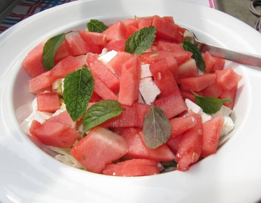 Millcroft Inn & Spa’s Watermelon & Goat Cheese Salad.