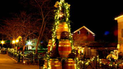 Celebrating Christmas in the heart of Jordan Village.