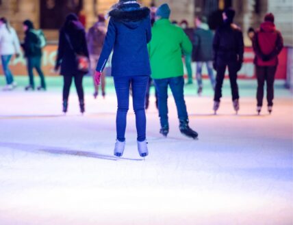 Ice Skating Disco in Niagara-on-the-Lake.