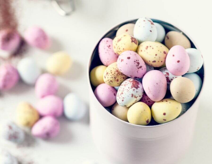 Vintage Hotel's White Chocolate Mini Egg Fudge Recipe.