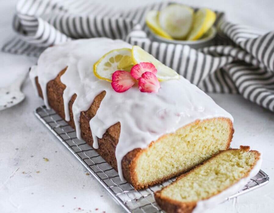 Lemon loaf served at Millcroft Inn & Spa in Caledon, Ontario.