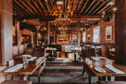 The romantic ambiance of the Cannery Restaurant in Niagara-on-the-Lake.