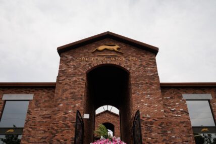 The entrance to The Hare Wine Co. in Niagara-on-the-Lake.