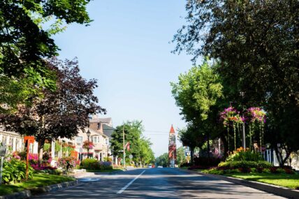 A photograph of Old Town Niagara-on-the-Lake.