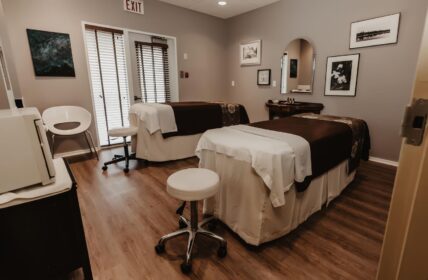 A private spa room at Millcroft Spa in Caledon, Ontario.